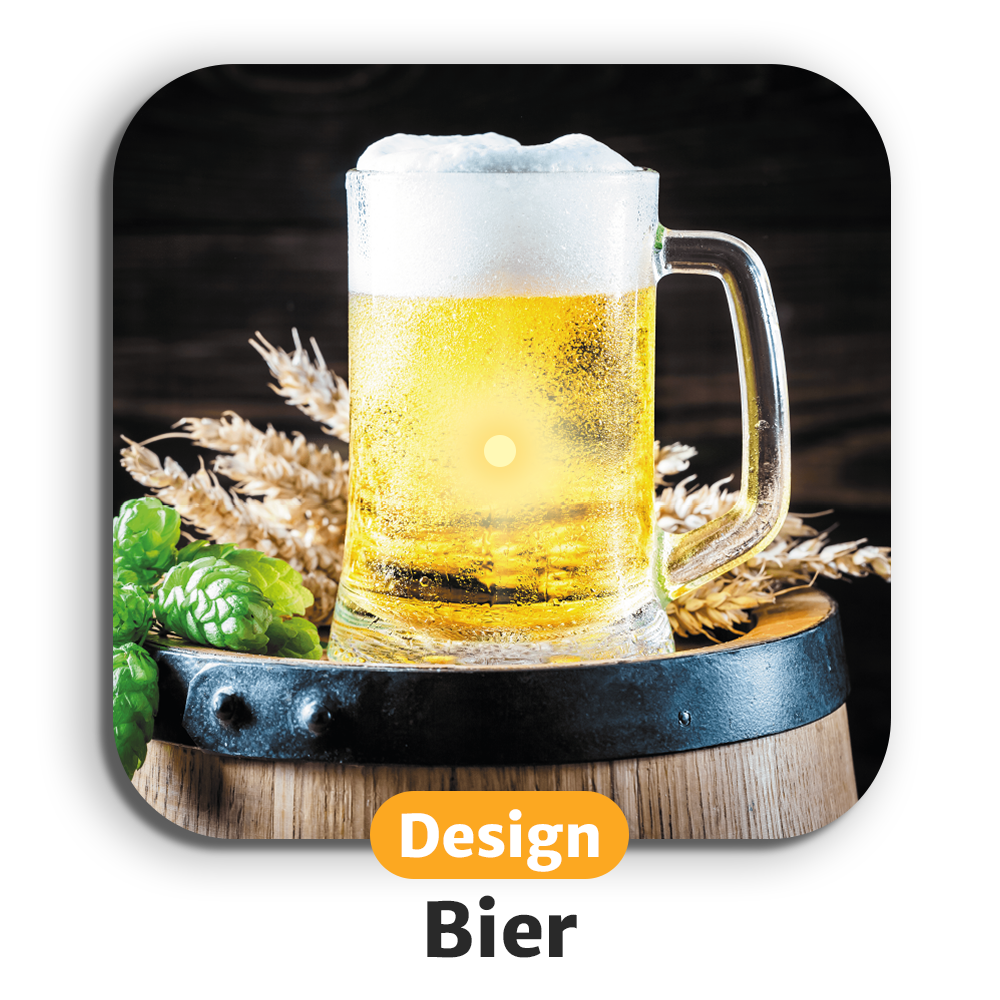 Dessous de verre lumineux avec piles de rechange offertes