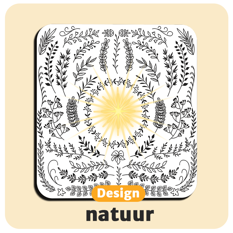 Dessous de verre lumineux avec piles de rechange offertes