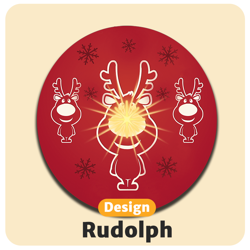 Dessous de verre lumineux avec piles de rechange offertes