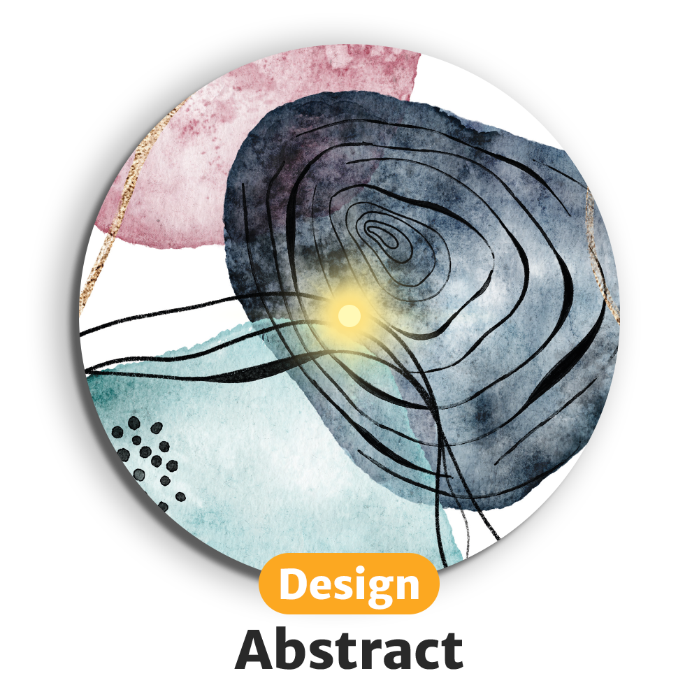 Lichtgevende LED-onderzetters met gratis vervangbatterijen