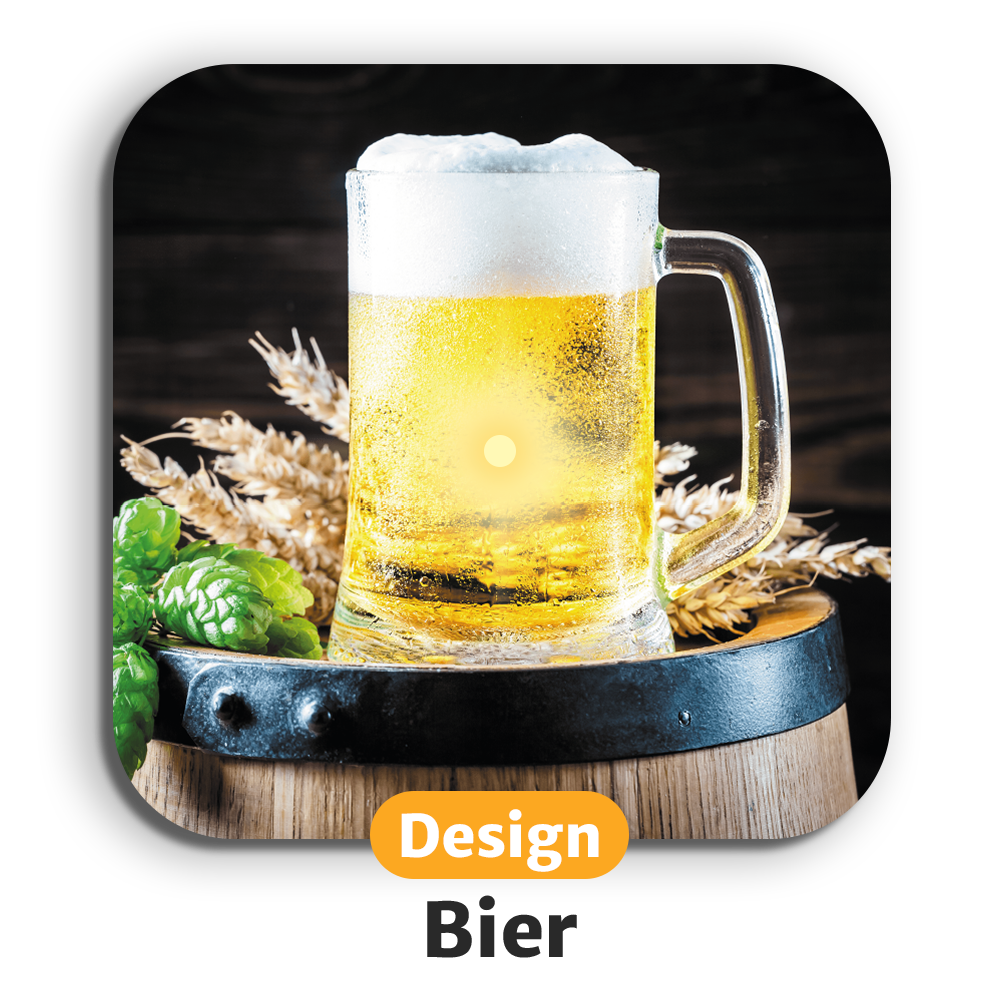 Lichtgevende LED-onderzetters met gratis vervangbatterijen