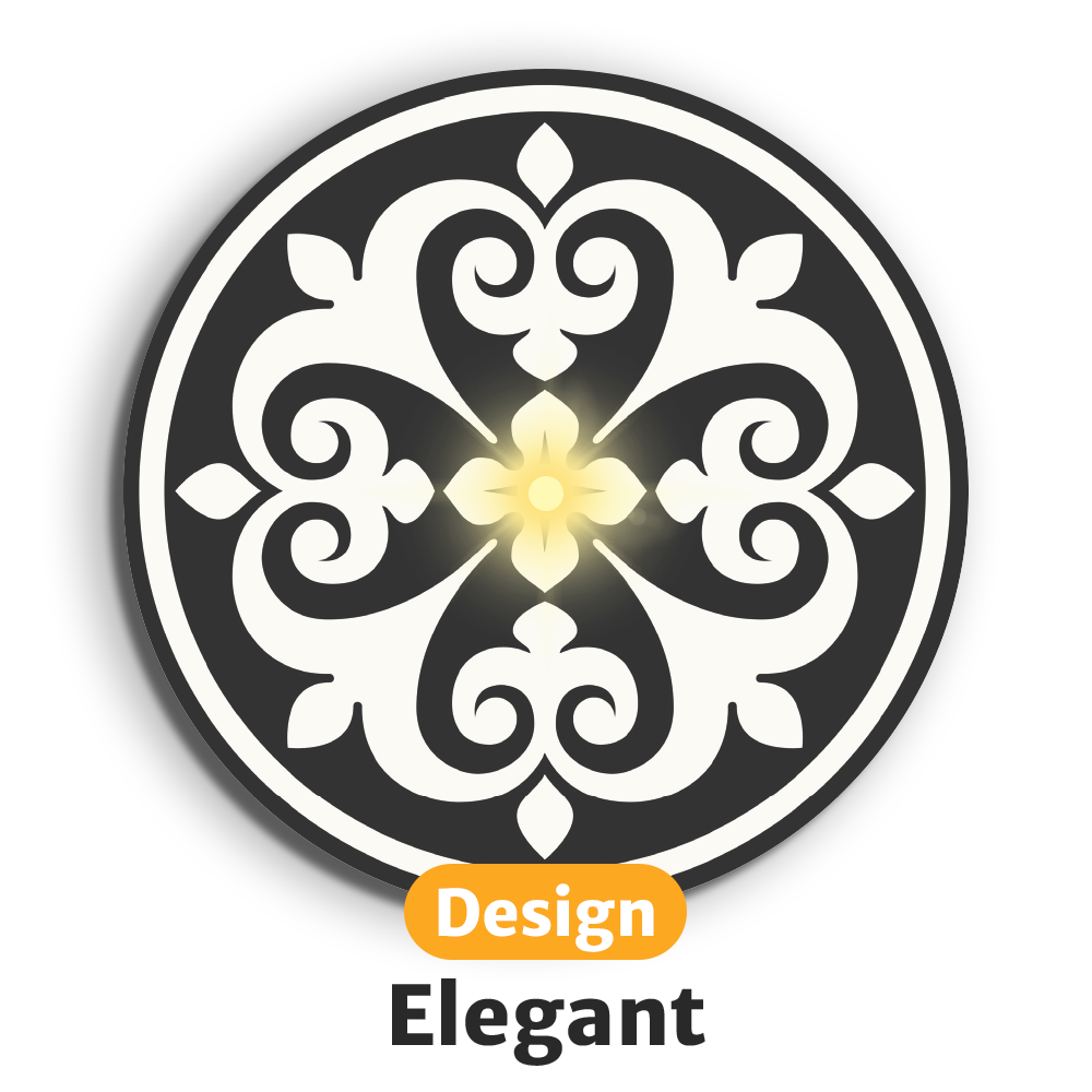 Lichtgevende LED-onderzetters met gratis vervangbatterijen