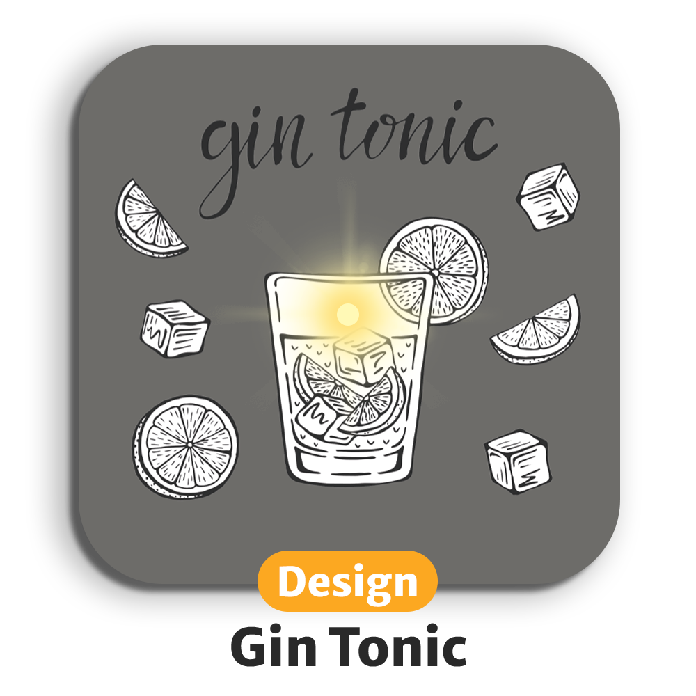 Lichtgevende LED-onderzetters met gratis vervangbatterijen