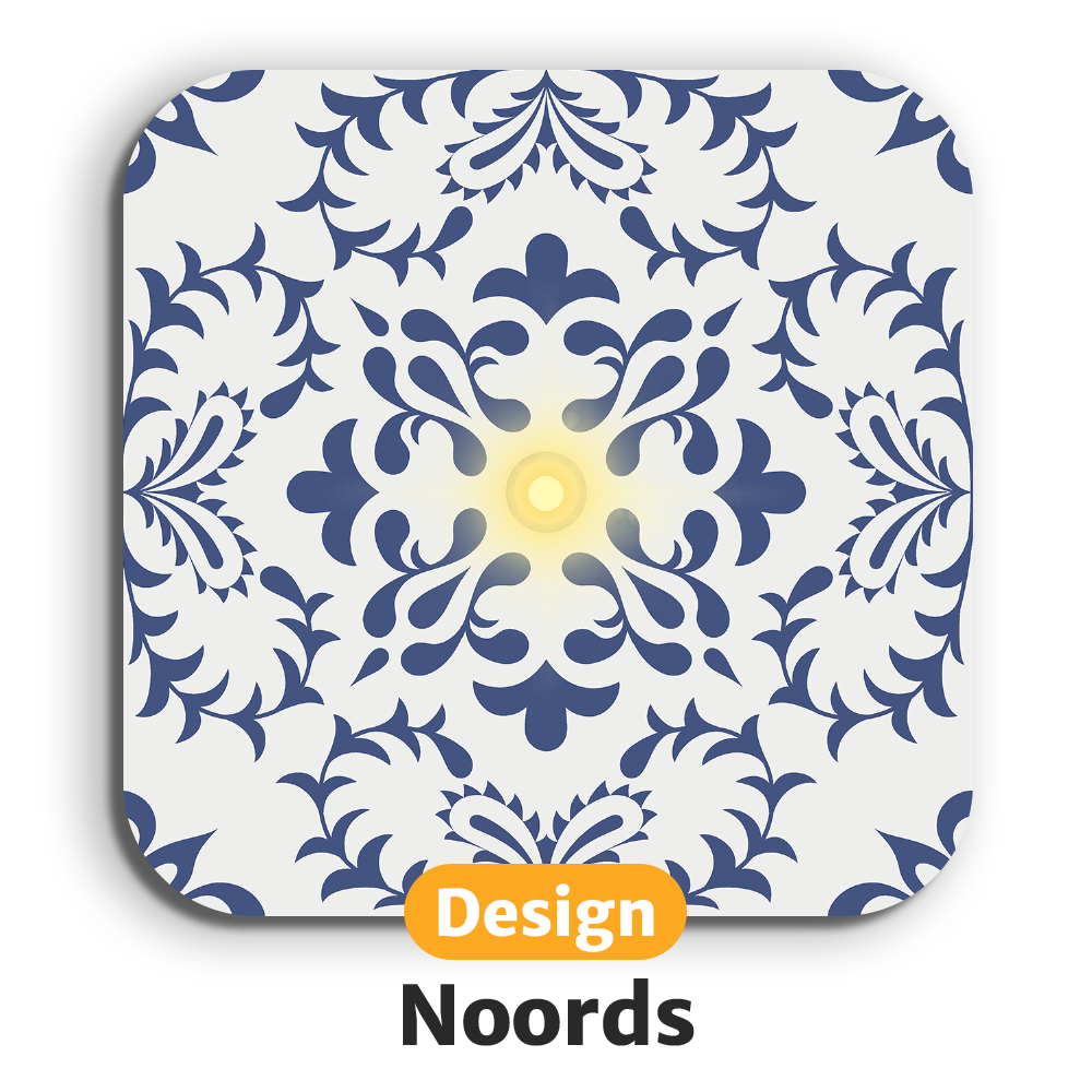 Lichtgevende LED-onderzetters met gratis vervangbatterijen