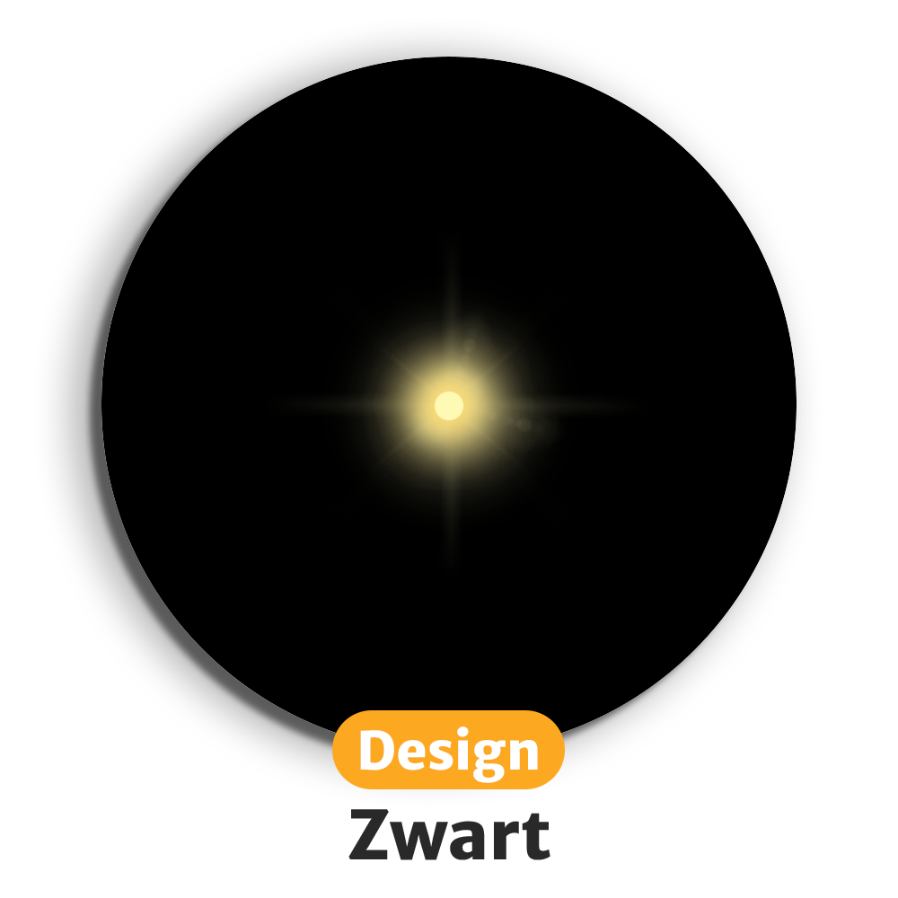 Lichtgevende LED-onderzetters met gratis vervangbatterijen