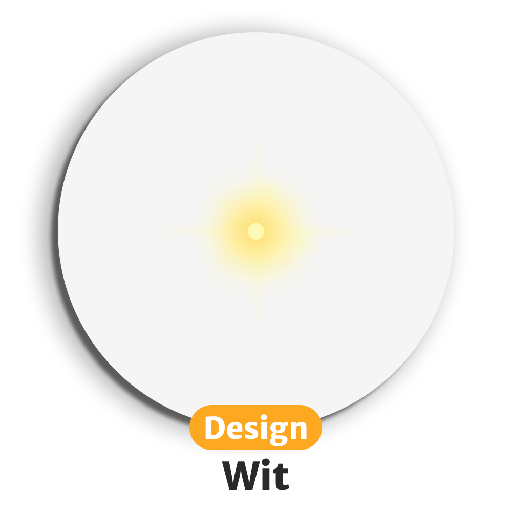 Lichtgevende LED-onderzetters met gratis vervangbatterijen