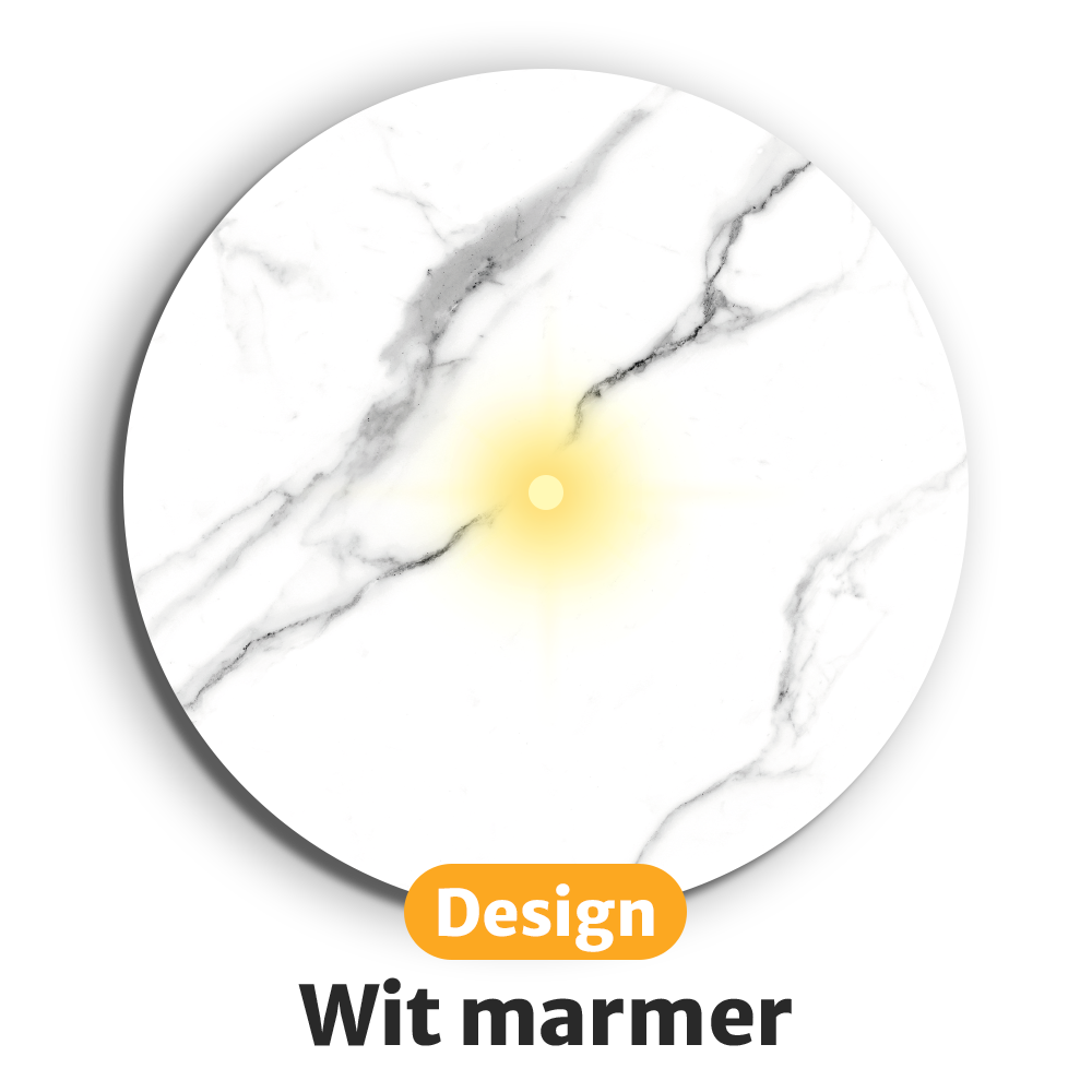 Lichtgevende LED-onderzetters met gratis vervangbatterijen