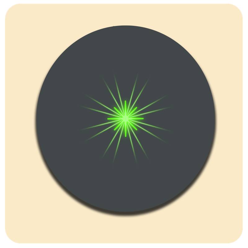 Leuchtende LED-Untersetzer mit gratis Ersatzbatterien | Design: Anthrazit