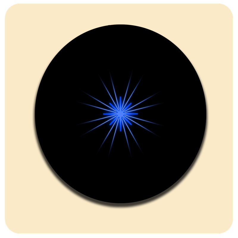 Leuchtende LED-Untersetzer mit gratis Ersatzbatterien | Design: Schwarz